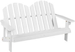 Timeless Tools 2 személyes adirondack szék gyerekeknek, fehér