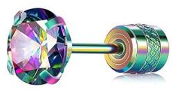 Troli Káprázatos single fülbevaló színes cirkónium kővel VHLLE5096CC - 1 db