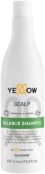ALFAPARF Milano Yellow Scalp Șampon echilibrant pentru păr și scalp gras, 500 ml
