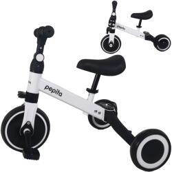 Pepita Foxy 3in1 Convertible Jogging Bike cu pedale detașabile și roți reglabile - alb-negru (TIANXING-SL-08-white-black)