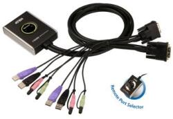 ATEN Switch KVM ATEN CS682, 2-Port, Audio 2.1, Remote port selector (1.8m) (CS682-AT)