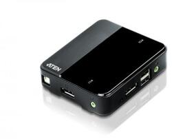 ATEN Switch KVM ATEN CS782DP, 2x Displayport, Black (CS782DP-AT)