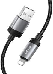hoco. X114 cablu de date (USB - lightning, 2.4A, încărcător rapid, 100cm) NEGRU (X114_USB_L_B)