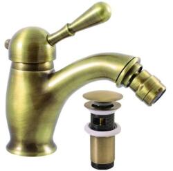 RAV SLEZÁK Bidé csaptelep RAV SLEZÁK Labe leeresztőszeleppel régi sárgaréz L445.0SM (L445.0SM)