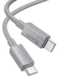 hoco. X107 cablu de date (Tip-C - Tip-C, 60W, încărcător rapid PD 3.0, 100cm) GRIS CLAR X107_TYPE-C_TYPE-C_G (X107_TYPE-C_TYPE-C_G)