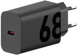 Motorola hálózati töltő Type-C aljzat 68W, PD gyorstöltő, FEKETE SA18D60306 / MC-682L / MC-682N (SA18D60306 / MC-682L / MC-682N)
