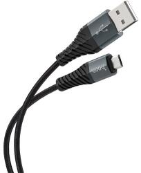hoco. X38 cablu de date (USB - microUSB, 2.4A, încărcător rapid, 100cm, anti-rupere) BLACK X38_B_MICROUSB (X38_B_MICROUSB)