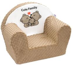 NEW BABY Scaun pentru copii Minky New Baby Cute Family cappuccino (CAR-41223)