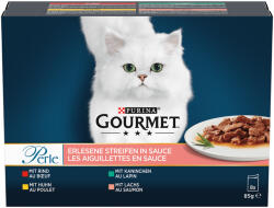 Gourmet 16x85g Gourmet Perle válogatott csíkok nedves macskatáp