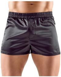 Svenjoyment boxeralsó, szatén/poliészter, laza szabású, rugalmas derékkal, fekete, L INTL (OSV091C)