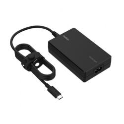 Belkin Tápadapter, Belkin, Gan USB-C 100W EU, Fekete (INC016VFBK)