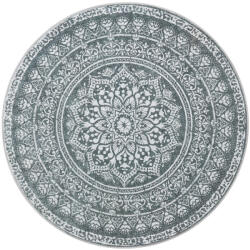 Songmics Home Boho Kerek Szőnyeg Antracitszürke Mandala Mintázattal