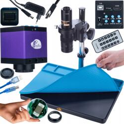 Rosfix Digitális mikroszkóp, Rosfix, MCEP-0.5X + Draco RED kamera és szilikon szőnyeg, 380x260 mm, többszínű (ZESTAW-AV6C-OWOM)