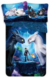 Jerry Fabrics Így neveld a sárkányodat ágyneműhuzat csapat 140x200cm 70x90cm