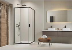 H2O Comfort Black C szögletes zuhanykabin 80*80 fekete 10238080-54-01 (10238080-54-01)