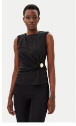 kontatto női blúz, YM1004C, poliészter, 40 EU, fekete (0000305469298_40)