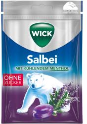 WICK cukorka Zsálya-mentol cukormentes 72g