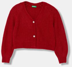 Benetton gyerek kardigán - piros 130