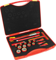 Cromwell Pro - 18DB-OS VDE SZIGETELT SZERSZÁMKÉSZLET NYOMATÉKKULCCSAL, 1/2 (KEN5342255K)