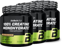 BioTechUSA - 100% MICRONIZED CREATIN MONOHYDRATE - ÍZESÍTETT - 3 X 300 G