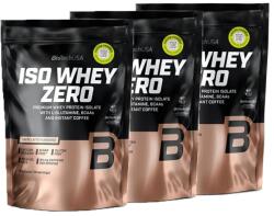 BioTechUSA - ISO WHEY ZERO CAFFÉ LATTE - IZOLÁTUM ALAPÚ TEJSAVÓFEHÉRJE - 3 X 454 G