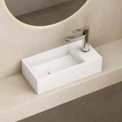 MARMY MARMY ZENO 36x18 mosdó, MATT FEHÉR - 30 1008 4 11 11 (30 1008 04 11 11)