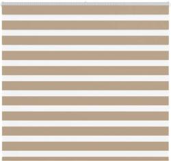 vidaXL zebrafüggönnyel homokbarna szövetszélesség 155, 9 cm poliészter (4014559)