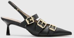 AllSaints bőr tűsarkú Vivian Slingback - fekete Női 38