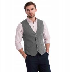 Ombre Férfi mellény, Size M, grafit, testhezálló, divatos OM-BLZV-0147 V3 (163132)