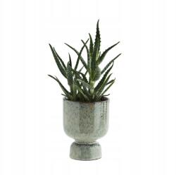 Madam Stoltz Kerámia kaspó, lábas, 10, 5×13, 5cm, zöld, Madam Stoltz (HY18007H-14)