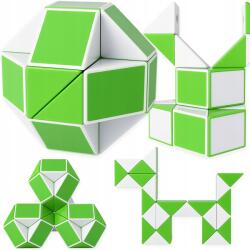 Przydasie. pl Magic Cube Kígyó Puzzle, fejlesztő kocka, zöld (#8958)
