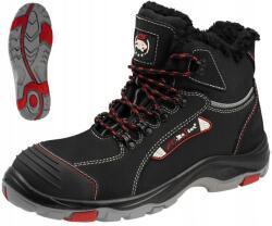  Btnred Téli Munkavédelmi Cipő, metal free, bélelt, Size 43 (BTNRED)