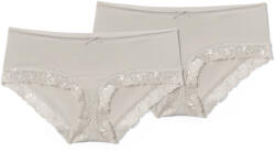 Tchibo - 2 női magas derekú alsó szettben - nő - méret S 36/38 - bézs