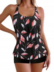 Shein Kétrészes fürdőszett, csíkos, Size XXL, poliészter, elasztán