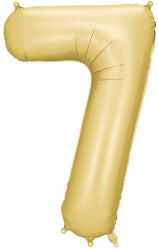 Party Deco 7-es számú lufi arany 86 cm (FB1S-7-019)