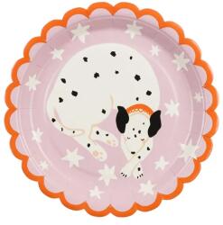 Party Deco Dalmát tányérok 6 db. 18 cm (TPP95)