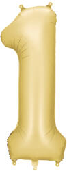 Party Deco Arany 1-es számú lufi 86 cm (FB1S-1-019)