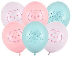 Party Deco Gabby's Dollhouse léggömbök 6 db 27 cm (SB12P-347-000-6)