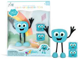 Glo Pals Állíts be Blair figurát és 2 szenzoros fénykockát a vízhez (GPCHBLAIR-Blue)