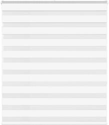 vidaXL zebrafüggönnyel fehér szövetszélesség 125, 9 cm poliészter (4014761)