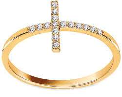 Heratis Forever Arany női gyűrű kereszttel IZ25574