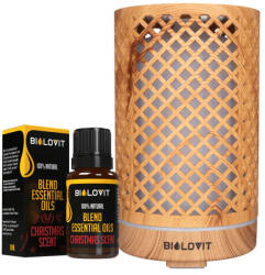 Bilovit Difuzor cu ultrasunete Bilovit + set de uleiuri esențiale cu aromă de Crăciun