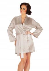 De Lafense Női köntös, szatén, bézs, Size S, M, L, XL (32926807970103600)