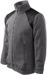 MALFINI Férfi Polár Pulóver, Size 3XL, acélszürke, 100% poliészter, anti-pilling (506)