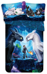 Jerry Fabrics Így neveld a sárkányodat ágyneműhuzat Cave 140×200cm, 70×90 cm (JFK026007)