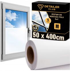  Matt Üvegfólia Tejüveg Hatású Szórt 50x400 cm Fagyos Ablakra Erkélyre (Folia Mleczna Matowa Mrożona Szroniona 50cm)