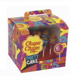 Chupa Chups Party Cake Szülinapi nyalókaválogatás díszdobozban 25db x 6g - vegyesbolt