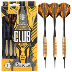 Harrows dart szett soft Club Brass 16 g 16 G sárga