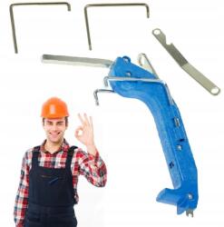 Maco szervizkilincs, ajtóablakokhoz, szervizkulcsokkal (Klamka montażowa z kompletem kluczy 4 części)