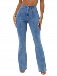 Shein Női Farmer Mom Jeans, Magas Derekú, Kék, Size S